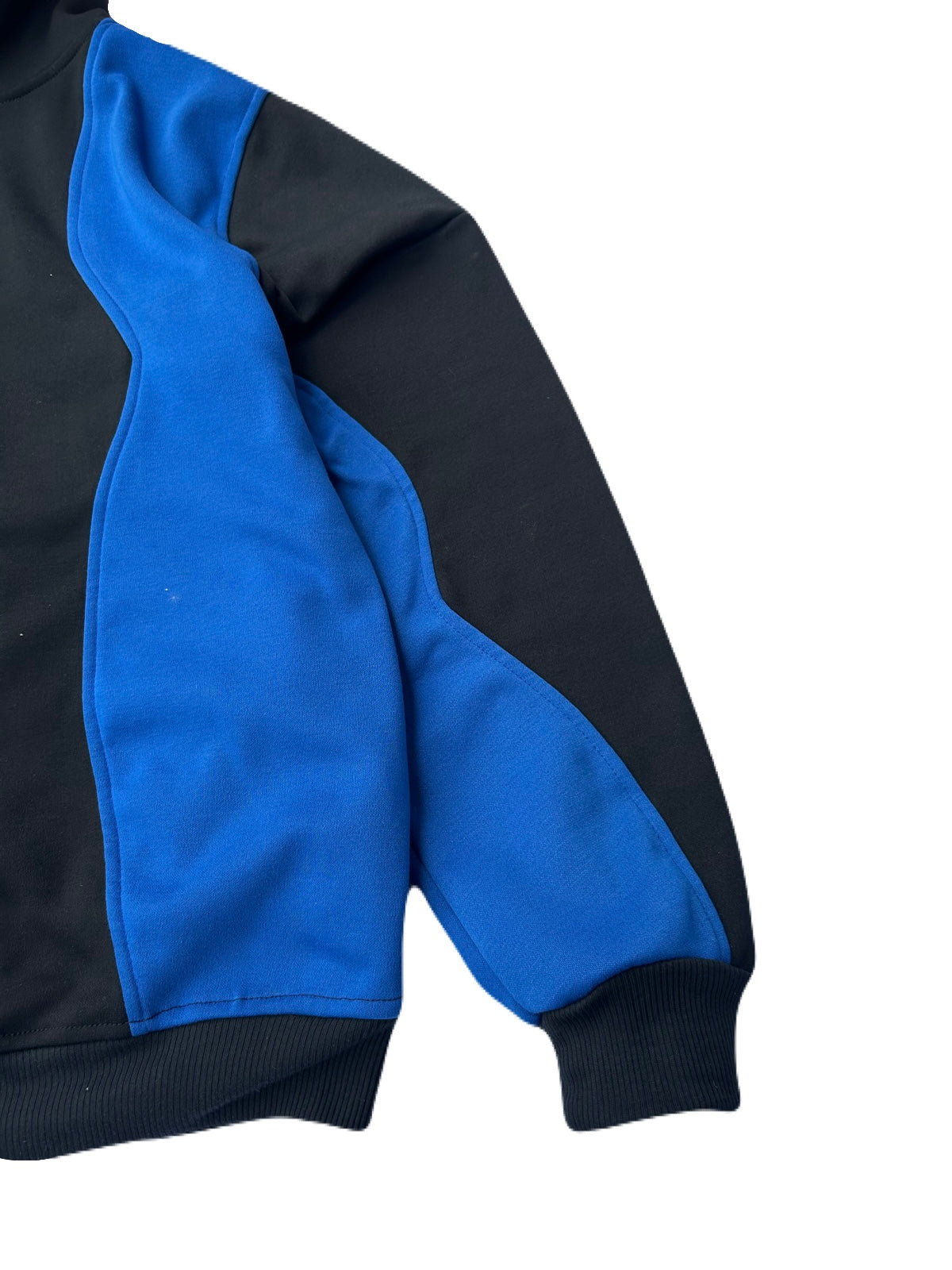 HOODIE AZUL Y NEGRO