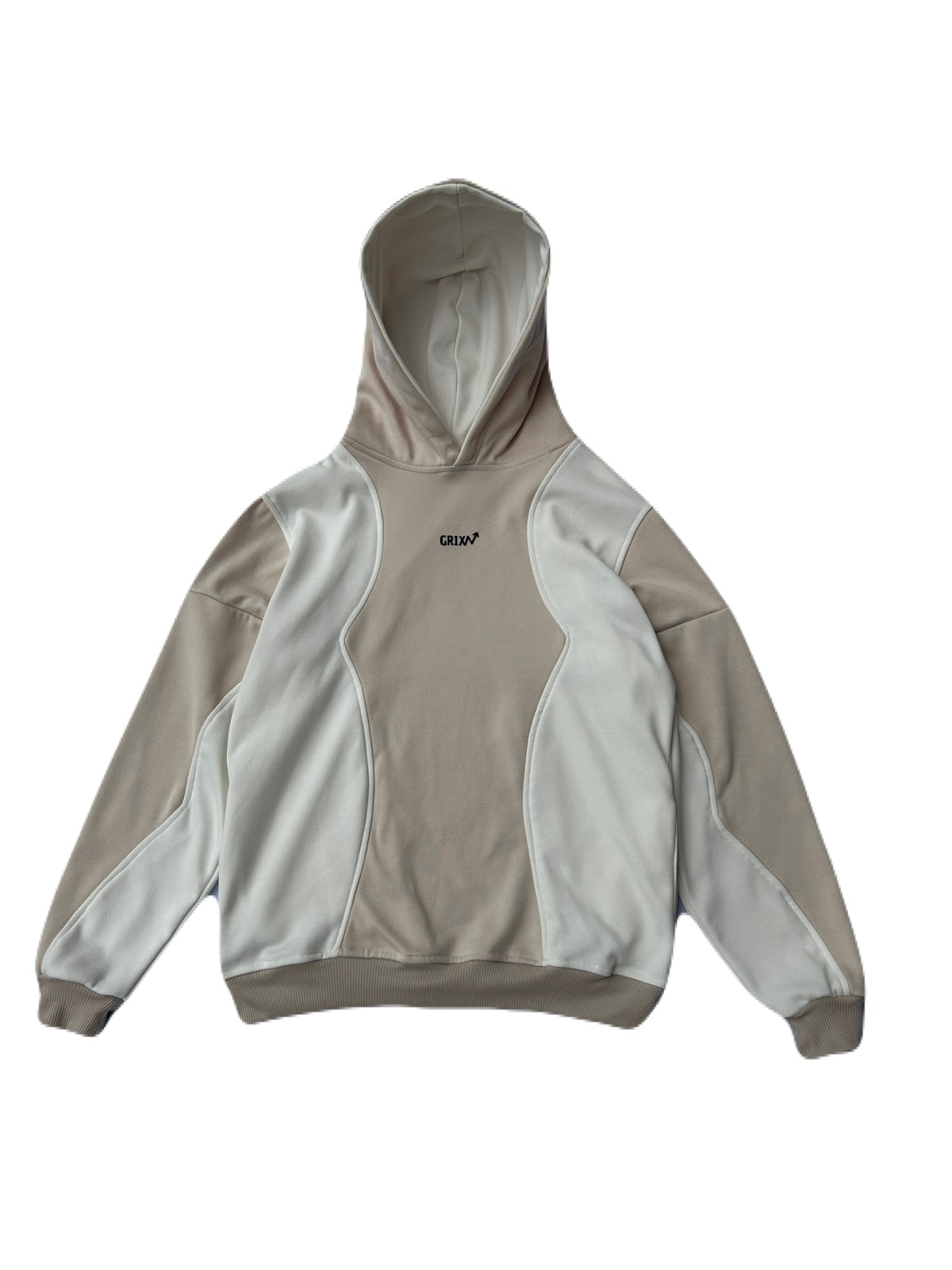 HOODIE MARFIL Y BEIGE