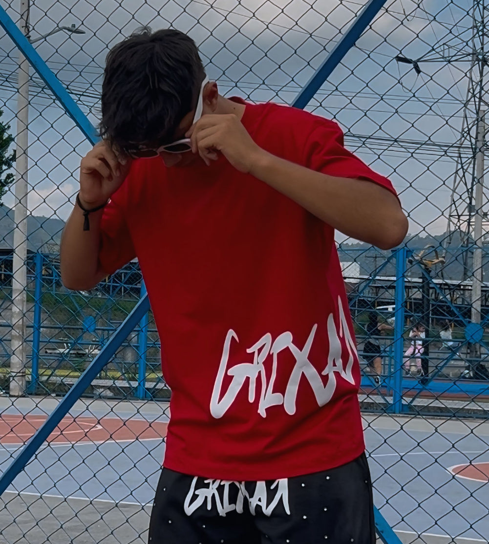 CAMISETA GRIXA ROJO