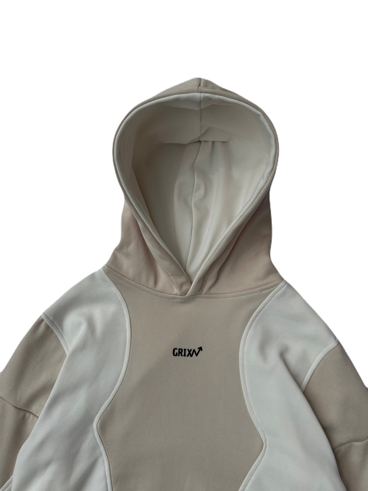 HOODIE MARFIL Y BEIGE